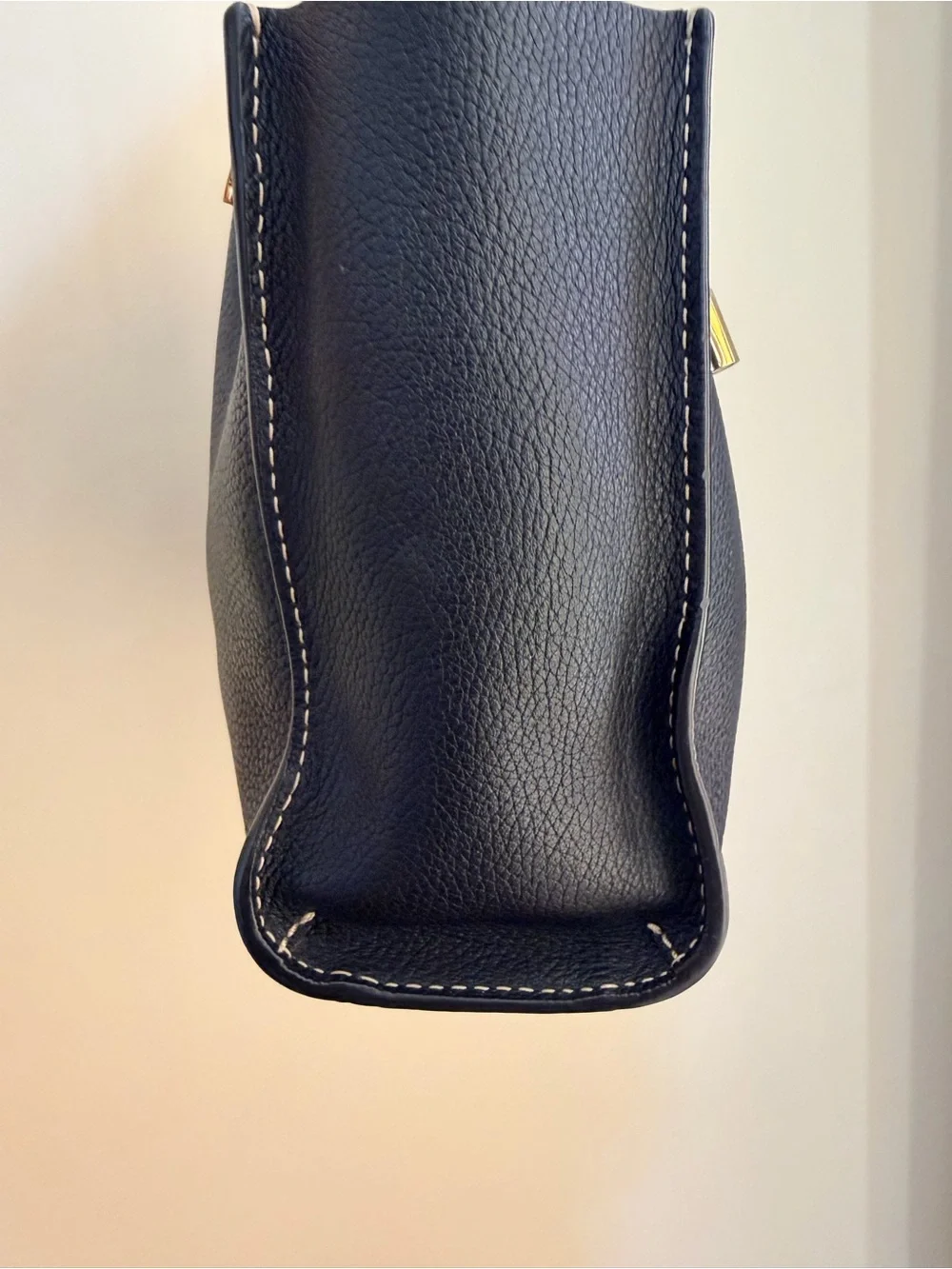 Marc Jacobs black pebbled Leather Mini Tote with Matching Wrist Wallet